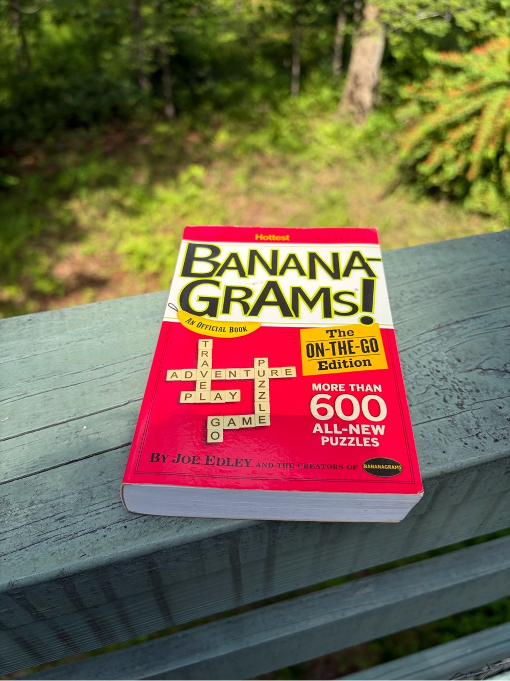 Banana Grams! On-The-Go Edition Puzzle Book - Bright Red Cover